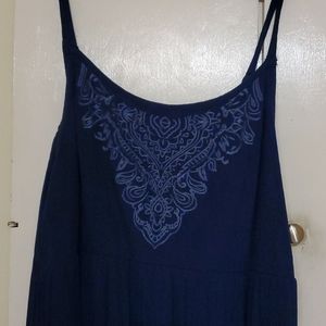 Torrid dark blue maxi dress